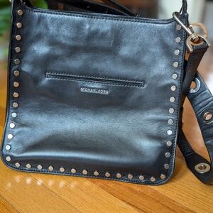 Michael Kors Black Leather Shoulder Bag